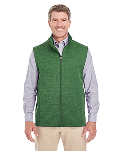 Devon & Jones DG797 Men&#39;s Newbury M&#233;langeFleece Vest