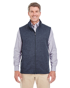 Devon & Jones DG797 Men&#39;s Newbury M&#233;langeFleece Vest