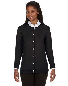 Devon & Jones DP181W Ladies&#39; Perfect Fit Ribbon Cardigan