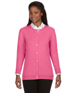 Devon & Jones DP181W Ladies&#39; Perfect Fit Ribbon Cardigan