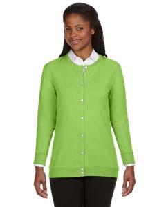 Devon & Jones DP181W Ladies&#39; Perfect Fit Ribbon Cardigan