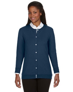 Devon & Jones DP181W Ladies&#39; Perfect Fit Ribbon Cardigan