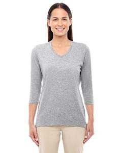 Devon & Jones DP184W Ladies&#39; Perfect Fit Bracelet Length V-Neck Top