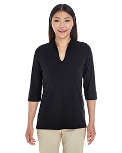 Devon & Jones DP188W Ladies&#39; Perfect Fit Tailored Open Neckline Top