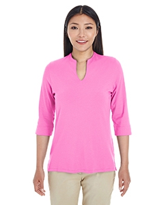 Devon & Jones DP188W Ladies&#39; Perfect Fit Tailored Open Neckline Top