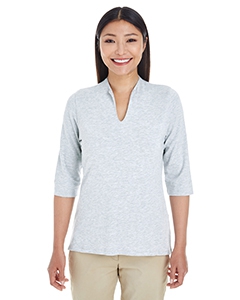 Devon & Jones DP188W Ladies&#39; Perfect Fit Tailored Open Neckline Top