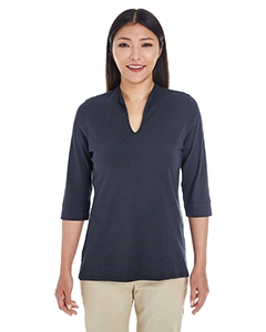 Devon & Jones DP188W Ladies&#39; Perfect Fit Tailored Open Neckline Top