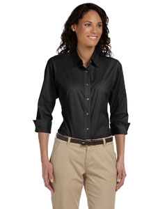 Devon & Jones DP625W Ladies&#39; Three-Quarter Sleeve Stretch Poplin Blouse