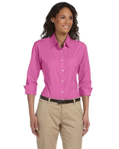 Devon & Jones DP625W Ladies&#39; Three-Quarter Sleeve Stretch Poplin Blouse