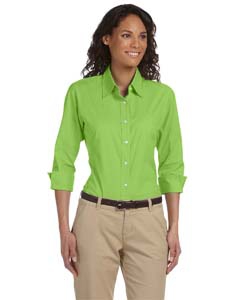 Devon & Jones DP625W Ladies&#39; Three-Quarter Sleeve Stretch Poplin Blouse