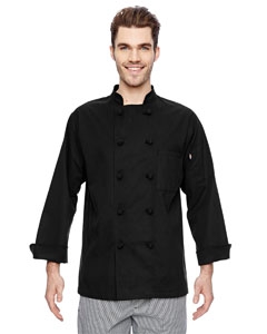 Dickies DC109 7 oz. Cloth Knot Button Chef Coat