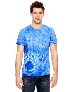 Dyenomite 365PR for Team 365 Team Paw Print Tie-Dyed T-Shirt