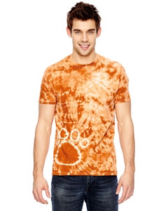 Dyenomite 365PR for Team 365 Team Paw Print Tie-Dyed T-Shirt