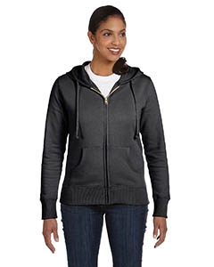 econscious EC4501 Ladies&#39; 9 oz. Organic/Recycled Full-Zip Hood