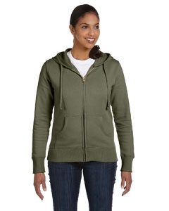 econscious EC4501 Ladies&#39; 9 oz. Organic/Recycled Full-Zip Hood