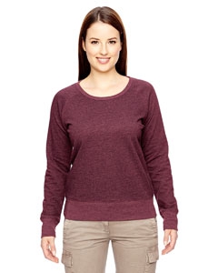 econscious EC4505 Ladies&#39; 7 oz. Organic/Recycled Heathered Fleece Raglan Pullover