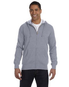 econscious EC5680 Men&#39;s 7 oz. Organic/Recycled Heathered Full-Zip Hood