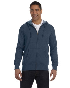 econscious EC5680 Men&#39;s 7 oz. Organic/Recycled Heathered Full-Zip Hood