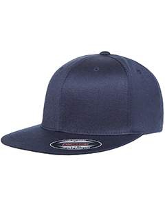 Flexfit 6297F Wooly Twill Pro Baseball On-Field Shape Cap with Flat Bill