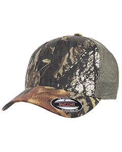 Flexfit 6911 Adult Mossy Oak Stretch Mesh Cap