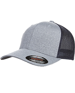 Flexfit Y6311 Adult Poly M&#233;lange Stretch Mesh Cap