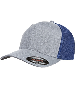 Flexfit Y6311 Adult Poly M&#233;lange Stretch Mesh Cap