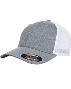 Flexfit Y6311 Adult Poly M&#233;lange Stretch Mesh Cap