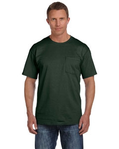Fruit of the Loom 3931P 5 oz., 100% Heavy Cotton HD&#174; Pocket T-Shirt