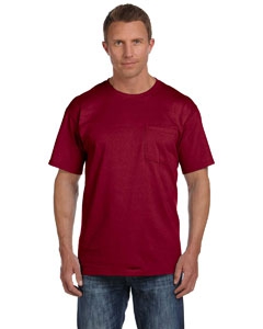 Fruit of the Loom 3931P 5 oz., 100% Heavy Cotton HD&#174; Pocket T-Shirt