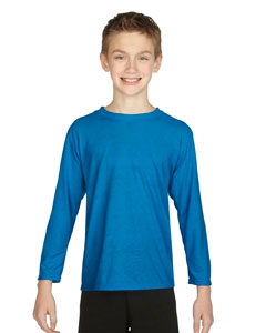 Gildan G424B Performance Youth 4.5 oz. Long-Sleeve T-Shirt
