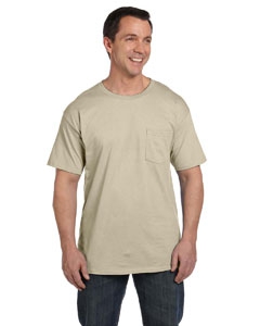Hanes 5190P 6.1 oz. Beefy-T&#174; with Pocket