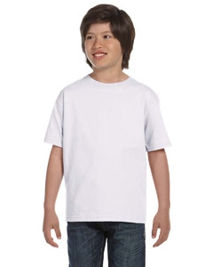 Hanes 5480 Youth 5.2 oz. ComfortSoft&#174; Cotton T-Shirt