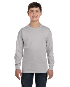 Hanes 5546 Youth 6.1 oz. Tagless&#174; ComfortSoft&#174; Long-Sleeve T-Shirt