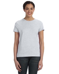 Hanes SL04 Ladies&#39; 4.5 oz., 100% Ringspun Cotton nano-T&#174; T-Shirt