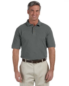 Harriton M200 Men&#39;s 6 oz. Ringspun Cotton Piqu&#233; Short-Sleeve Polo