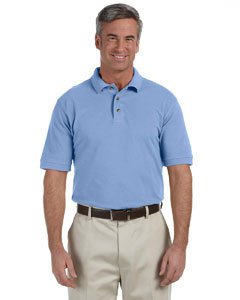 Harriton M200 Men&#39;s 6 oz. Ringspun Cotton Piqu&#233; Short-Sleeve Polo