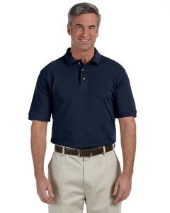 Harriton M200 Men&#39;s 6 oz. Ringspun Cotton Piqu&#233; Short-Sleeve Polo