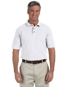 Harriton M200 Men&#39;s 6 oz. Ringspun Cotton Piqu&#233; Short-Sleeve Polo