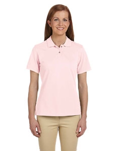 Harriton M200W Ladies&#39; 6 oz. Ringspun Cotton Piqu&#233; Short-Sleeve Polo