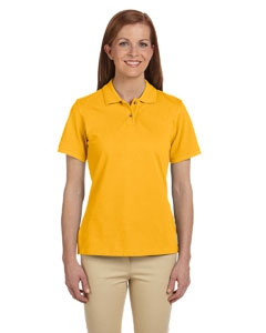 Harriton M200W Ladies&#39; 6 oz. Ringspun Cotton Piqu&#233; Short-Sleeve Polo