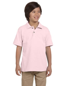 Harriton M200Y Youth 6 oz. Ringspun Cotton Piqu&#233; Short-Sleeve Polo