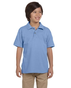 Harriton M200Y Youth 6 oz. Ringspun Cotton Piqu&#233; Short-Sleeve Polo