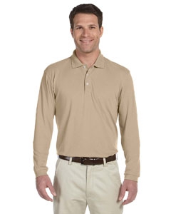 Harriton M265L 5.6 oz. Easy Blend Long-Sleeve Polo