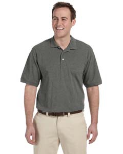 Harriton M265T Men&#39;s Tall Easy Blend Polo