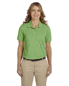 Harriton M265W Ladies&#39; 5.6 oz. Easy Blend Polo