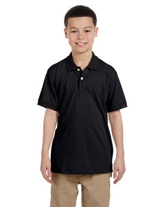 Harriton M265Y Youth 5.6 oz. Easy Blend Polo