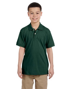 Harriton M265Y Youth 5.6 oz. Easy Blend Polo