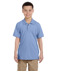 Harriton M265Y Youth 5.6 oz. Easy Blend Polo