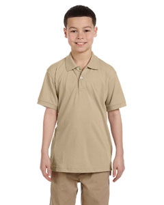 Harriton M265Y Youth 5.6 oz. Easy Blend Polo