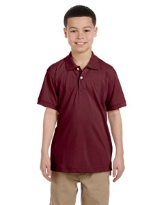 Harriton M265Y Youth 5.6 oz. Easy Blend Polo